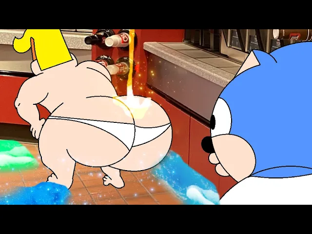 Sonic the Hedgehog goes to 7-Eleven